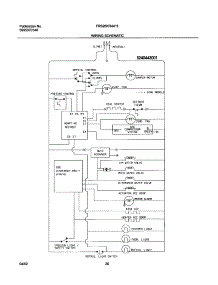 20 - Wiring Schematic parts for Frigidaire Refrigerator FRS26KR4AQ4 from AppliancePartsPros.com