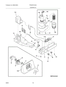 11 - Controls parts for Frigidaire Refrigerator FRS26KR4DQN from AppliancePartsPros.com