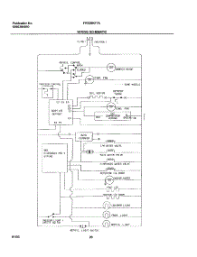 20 - Wiring Schematic parts for Frigidaire Refrigerator FRS26KF7AW6 from AppliancePartsPros.com