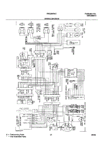 21 - Wiring Diagram parts for Frigidaire Refrigerator FRS26KR4CW0 from AppliancePartsPros.com
