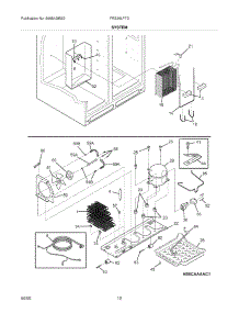 13 - System parts for Frigidaire Refrigerator FRS26LF7DS9 from AppliancePartsPros.com