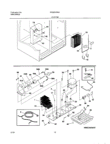 13 - System parts for Frigidaire Refrigerator FRS26KR4AB0 from AppliancePartsPros.com
