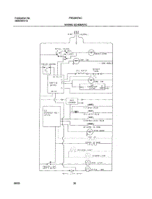 20 - Wiring Schematic parts for Frigidaire Refrigerator FRS26KR4CW1 from AppliancePartsPros.com