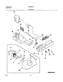 11 - Controls parts for Frigidaire Refrigerator FRS26KW3AB4 from AppliancePartsPros.com