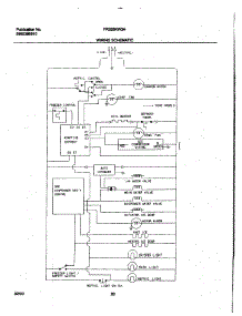 20 - Wiring Schematic parts for Frigidaire Refrigerator FRS26KW3AQ6 from AppliancePartsPros.com
