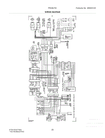 23 - Wiring Diagram parts for Frigidaire Refrigerator FRS26LF8CB0 from AppliancePartsPros.com