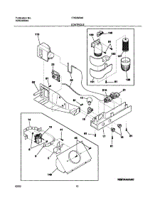 11 - Controls parts for Frigidaire Refrigerator FRS26R4AW3 from AppliancePartsPros.com