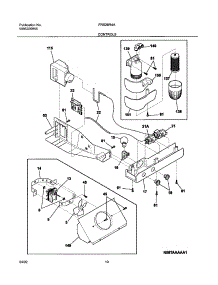 11 - Controls parts for Frigidaire Refrigerator FRS26R4AQ4 from AppliancePartsPros.com