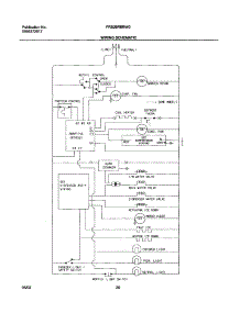 20 - Wiring Schematic parts for Frigidaire Refrigerator FRS26RBBW0 from AppliancePartsPros.com