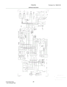 23 - Wiring Diagram parts for Frigidaire Refrigerator FRS26RBCW9 from AppliancePartsPros.com