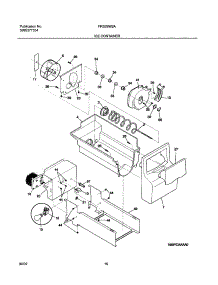 17 - Ice Container parts for Frigidaire Refrigerator FRS26W2AW5 from AppliancePartsPros.com
