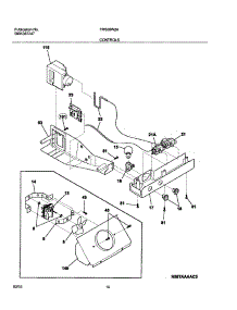 11 - Controls parts for Frigidaire Refrigerator FRS26W2AW6 from AppliancePartsPros.com