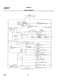 20 - Wiring Schematic parts for Frigidaire Refrigerator FRS26W2AW6 from AppliancePartsPros.com