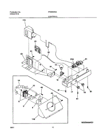 11 - Controls parts for Frigidaire Refrigerator FRS26W2AQ1 from AppliancePartsPros.com
