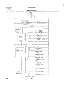 20 - Wiring Schematic parts for Frigidaire Refrigerator FRS26W2BSB0 from AppliancePartsPros.com