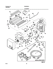 19 - Ice Maker parts for Frigidaire Refrigerator FRS26SM4AW3 from AppliancePartsPros.com