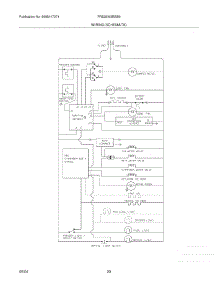 20 - Wiring Schematic parts for Frigidaire Refrigerator FRS26W2BSB9 from AppliancePartsPros.com