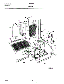 07 - System parts for Frigidaire Refrigerator FRS26WRCD2 from AppliancePartsPros.com