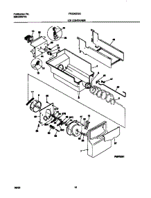 09 - Ice Container parts for Frigidaire Refrigerator FRS26ZGGW2 from AppliancePartsPros.com