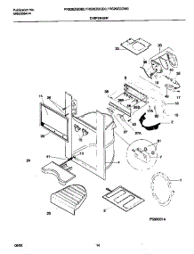 08 - I&W Dispenser parts for Frigidaire Refrigerator FRS26ZGGB0 from AppliancePartsPros.com