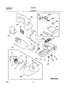 11 - Controls parts for Frigidaire Refrigerator FRS23KF7AW6 from AppliancePartsPros.com