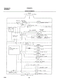 20 - Wiring Schematic parts for Frigidaire Refrigerator FRS23KF7AQ7 from AppliancePartsPros.com