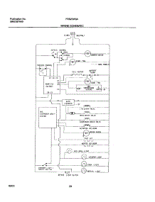 20 - Wiring Schematic parts for Frigidaire Refrigerator FRS23W3AQ7 from AppliancePartsPros.com