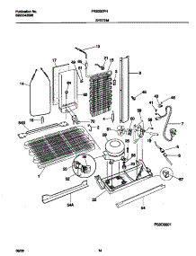 07 - System parts for Frigidaire Refrigerator FRS26ZPHD3 from AppliancePartsPros.com