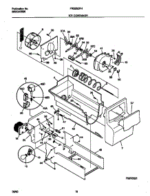 09 - Ice Container parts for Frigidaire Refrigerator FRS26ZPHD3 from AppliancePartsPros.com