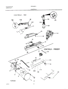 11 - Controls parts for Frigidaire Refrigerator FRS26ZPHD4 from AppliancePartsPros.com