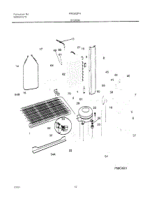13 - System parts for Frigidaire Refrigerator FRS26ZPHD4 from AppliancePartsPros.com