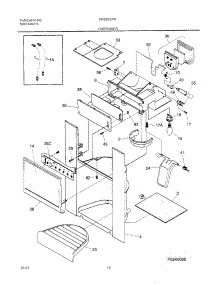 15 - Dispenser parts for Frigidaire Refrigerator FRS26ZPHD4 from AppliancePartsPros.com