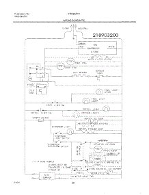 20 - Wiring Schematic parts for Frigidaire Refrigerator FRS26ZPHD4 from AppliancePartsPros.com