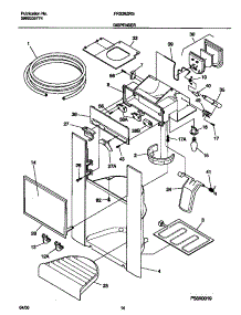 08 - Ice And Water Disp parts for Frigidaire Refrigerator FRS26ZRGBA from AppliancePartsPros.com