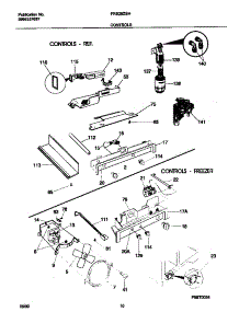 06 - Controls parts for Frigidaire Refrigerator FRS26ZSHW3 from AppliancePartsPros.com
