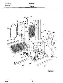 07 - System parts for Frigidaire Refrigerator FRS26ZSHW3 from AppliancePartsPros.com