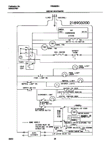 11 - Wiring Diagram parts for Frigidaire Refrigerator FRS26ZSHW3 from AppliancePartsPros.com