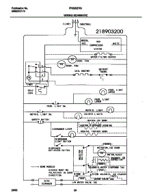 11 - Wiring Schematic parts for Frigidaire Refrigerator FRS26ZRGDB from AppliancePartsPros.com