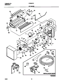 10 - Ice Maker parts for Frigidaire Refrigerator FRS26ZTHD3 from AppliancePartsPros.com