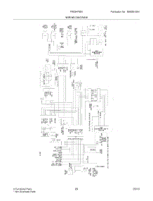 23 - Wiring Diagram parts for Frigidaire Refrigerator FRS3HF55KW2 from AppliancePartsPros.com