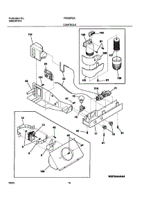 11 - Controls parts for Frigidaire Refrigerator FRS26R2AW5 from AppliancePartsPros.com