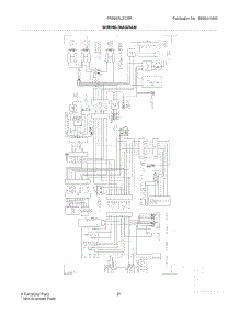 21 - Wiring Diagram parts for Frigidaire Refrigerator FRS26RLECSR from AppliancePartsPros.com