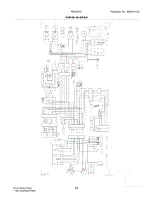 23 - Wiring Diagram parts for Frigidaire Refrigerator FRS26R4CBS from AppliancePartsPros.com