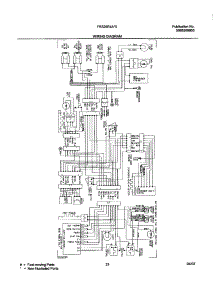 23 - Wiring Diagram parts for Frigidaire Refrigerator FRS26R4AW5 from AppliancePartsPros.com