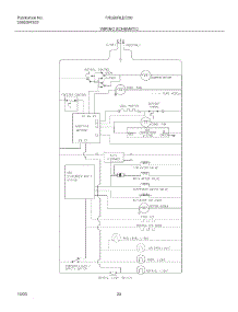 20 - Wiring Schematic parts for Frigidaire Refrigerator FRS26RLECS0 from AppliancePartsPros.com