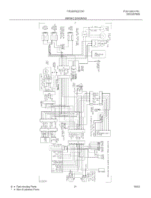 21 - Wiring Diagram parts for Frigidaire Refrigerator FRS26RLECS0 from AppliancePartsPros.com