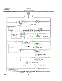 20 - Wiring Schematic parts for Frigidaire Refrigerator FRS26R4CW0 from AppliancePartsPros.com