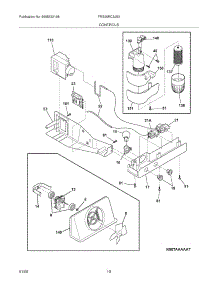11 - Controls parts for Frigidaire Refrigerator FRS26RC3JS3 from AppliancePartsPros.com