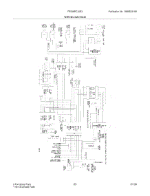 23 - Wiring Diagram parts for Frigidaire Refrigerator FRS26RC3JS3 from AppliancePartsPros.com