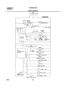 20 - Wiring Schematic parts for Frigidaire Refrigerator FRS26SM4AW2 from AppliancePartsPros.com